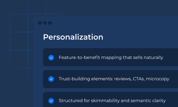 Product Pages (SaaS, eComm, D2C)